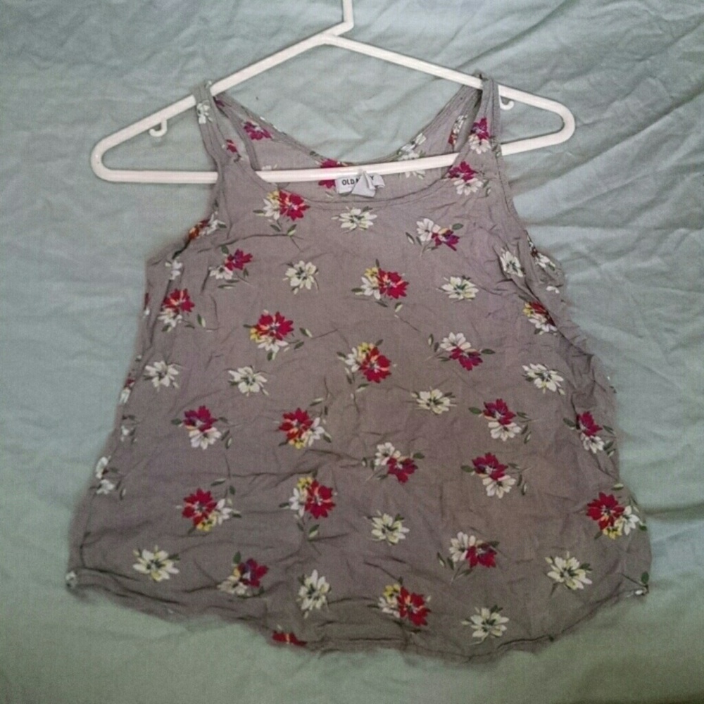 Floral print tank top